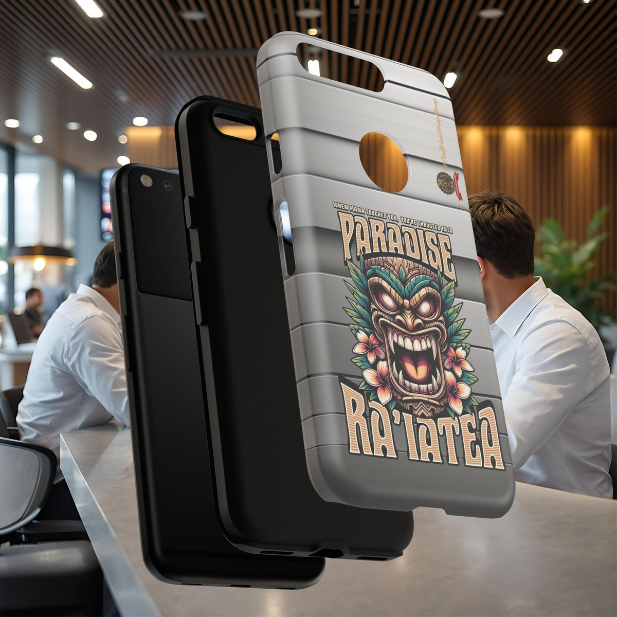 Ra’iatea – Coque Tiki Tribal de Protection Premium
