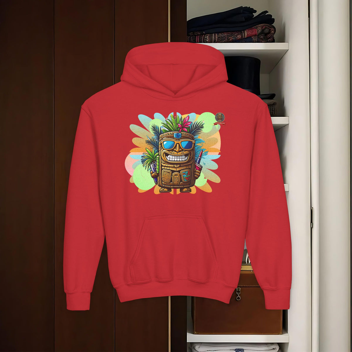 THE TIKI SPIRIT - Thick hooded sweatshirt for youth
