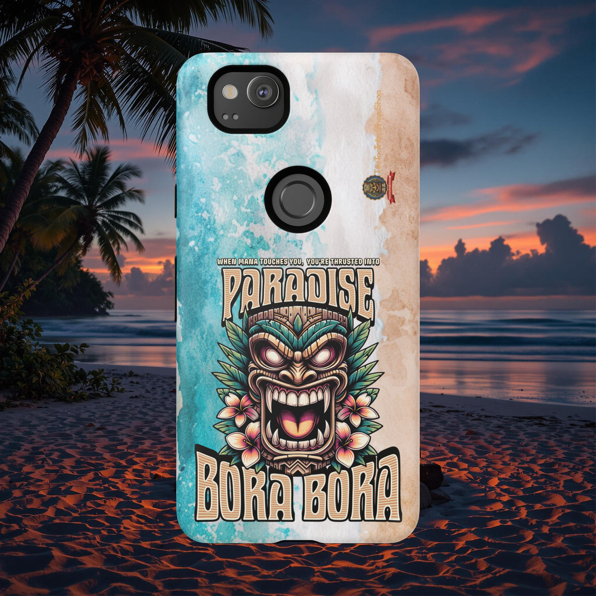 Bora Bora – Coque Antichoc Premium Tiki Élégance