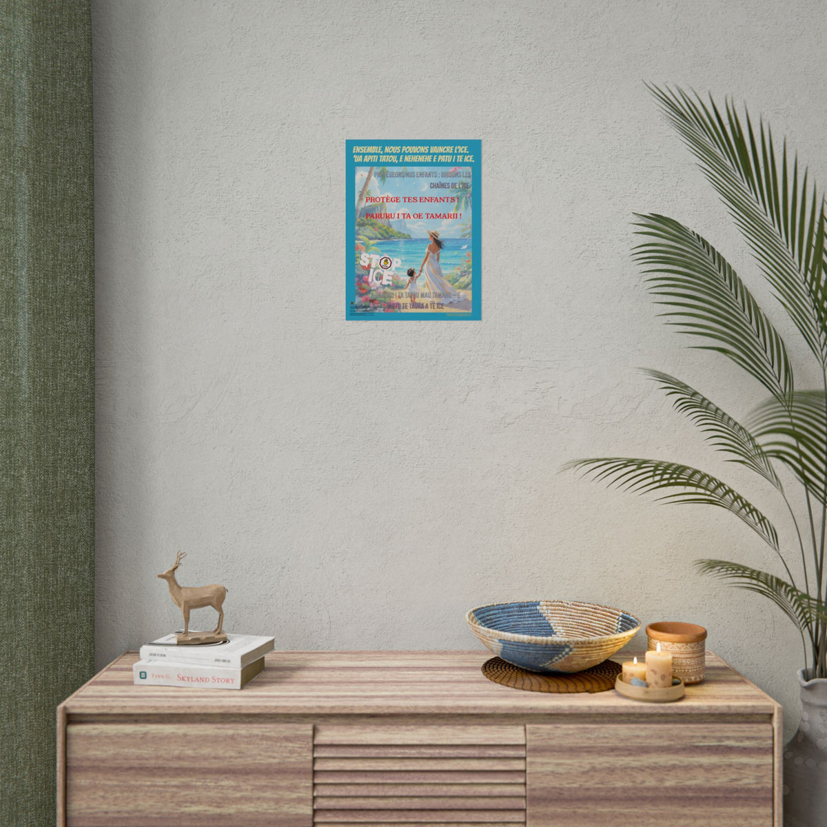 Posters Anti-ICE Polynésie – Affiches de Sensibilisation Contre la Drogue “Paruru i te ora – Brisons les chaînes de l’ICE”