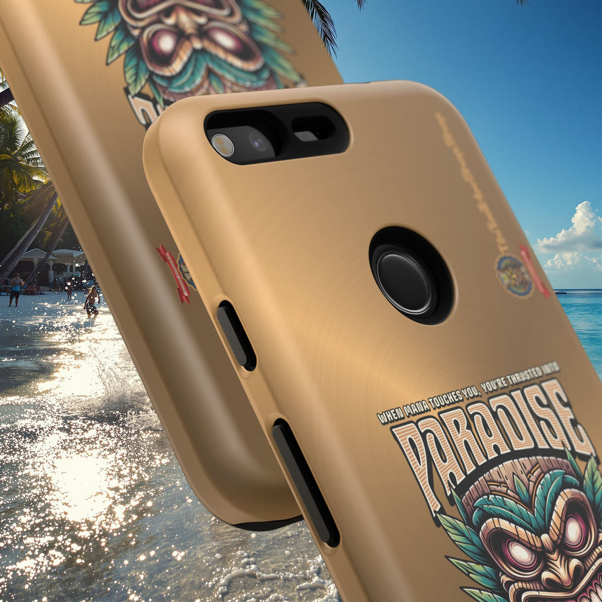 Ra’iatea – Coque Tiki Tribal de Protection Premium