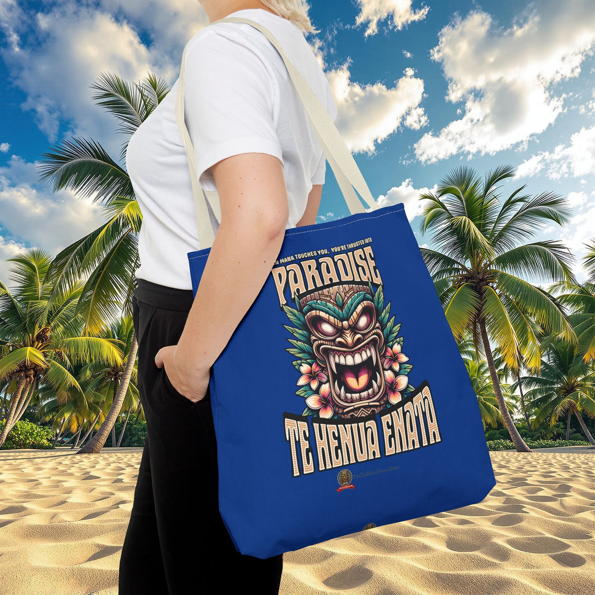TE HENUA ENATA PARADISE Tote Bag