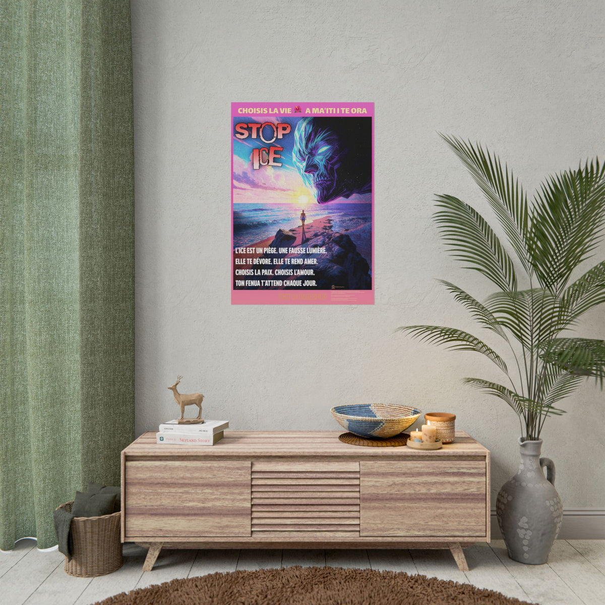 Posters Anti-ICE Polynésie – Affiches de Sensibilisation Contre la Drogue “Paruru i te ora – Brisons les chaînes de l’ICE”