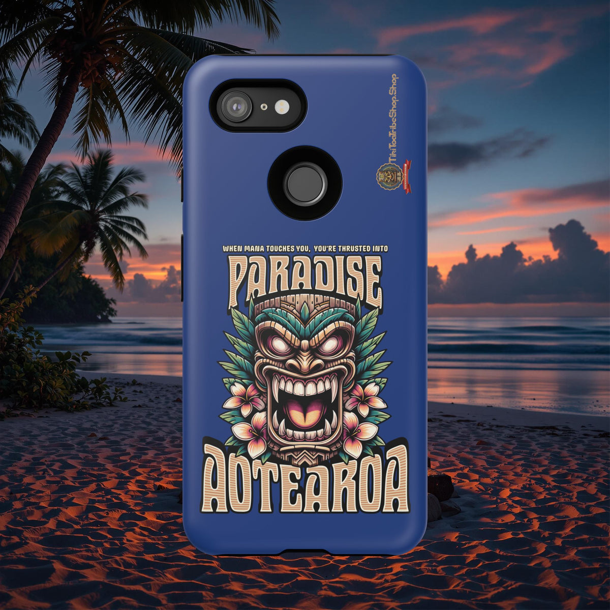 Aotearoa – Coque Antichoc Tiki Maori & Mana Ancestral