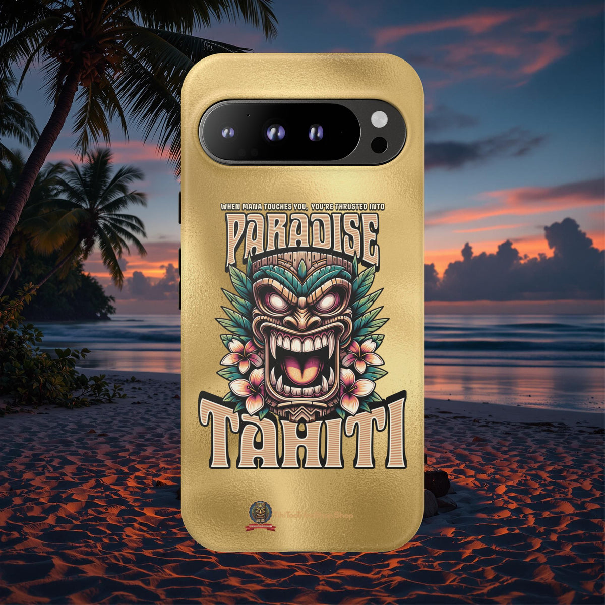 Tahiti – Coque Antichoc Premium Tiki Royal