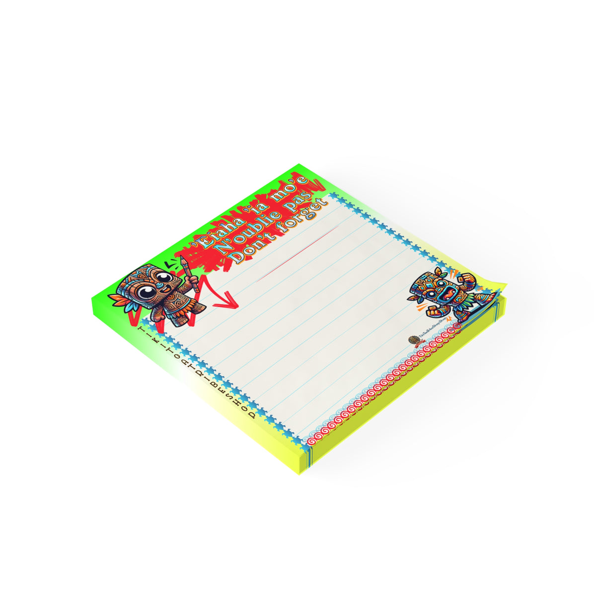 Tribal Sticky Notepad 🔥 The Essential Tribal Memory!