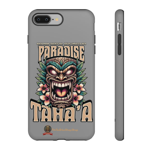 Tahaa – Coque Antichoc Premium « Tiki Féroce » | Design Tribal & Protection Maximale