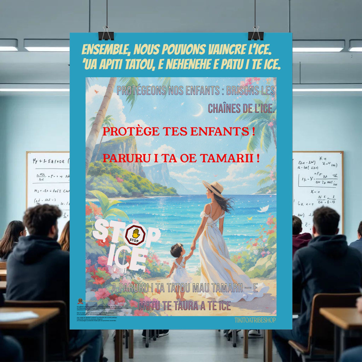 Posters Anti-ICE Polynésie – Affiches de Sensibilisation Contre la Drogue “Paruru i te ora – Brisons les chaînes de l’ICE”