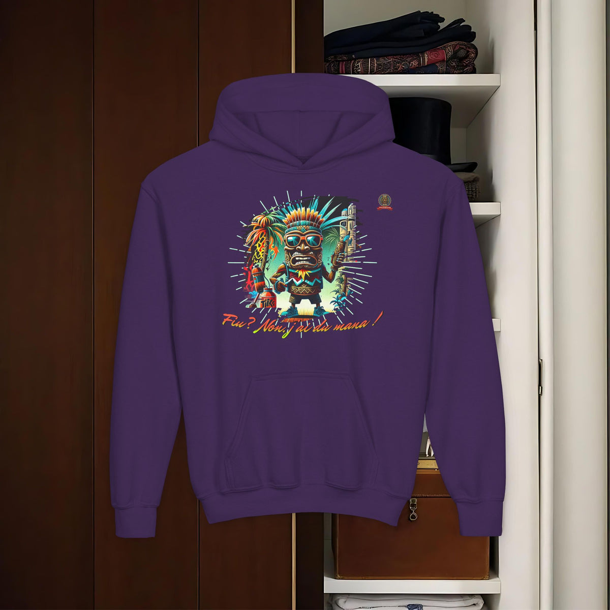 THE TIKI SPIRIT - Thick hooded sweatshirt for youth