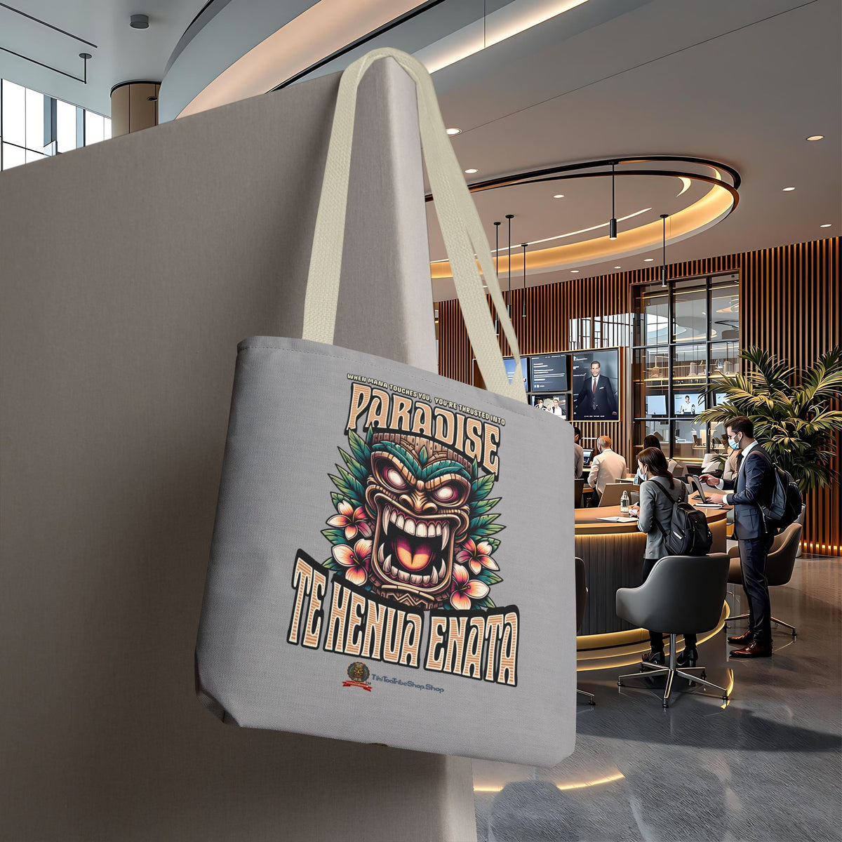 TE HENUA ENATA PARADISE Tote Bag