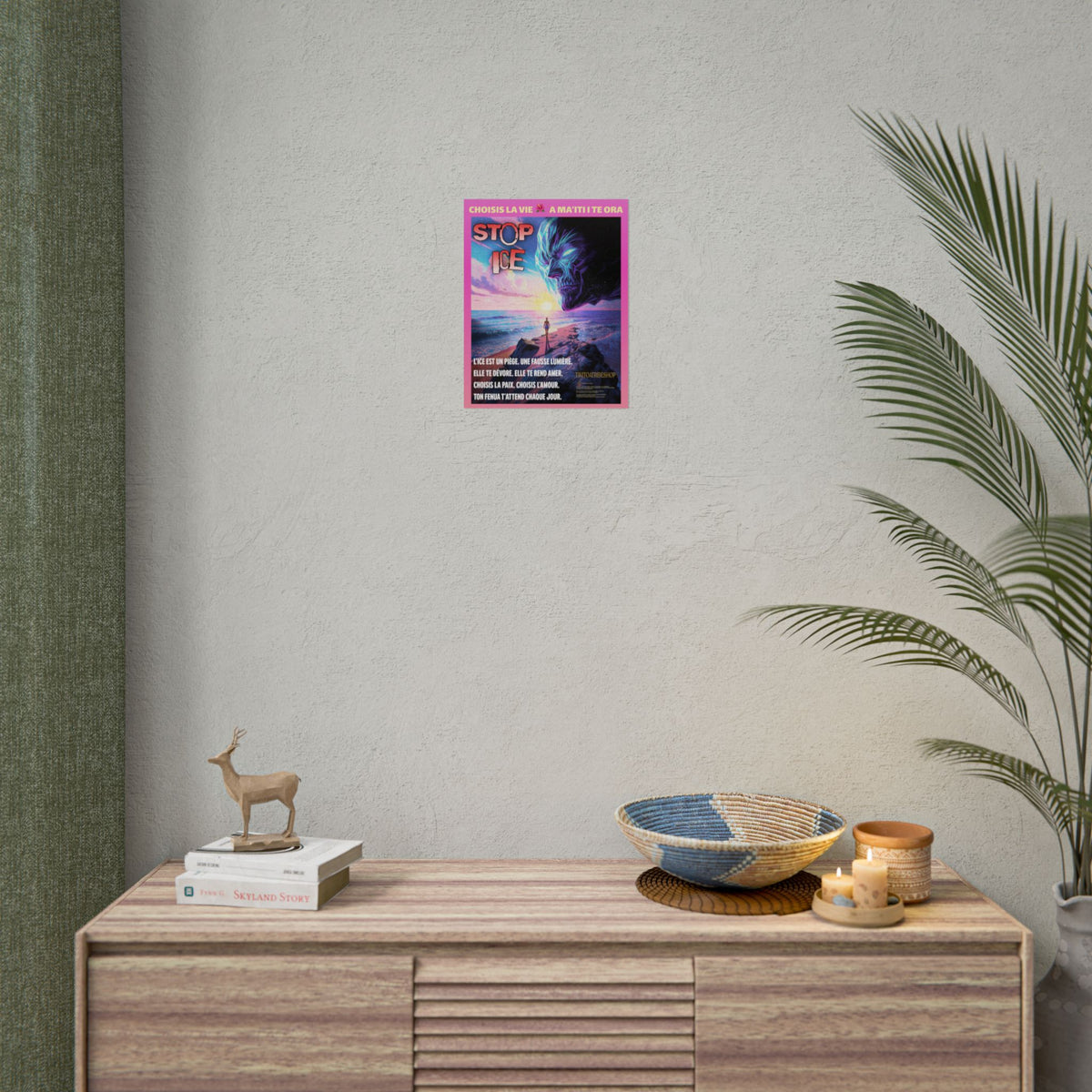 Posters Anti-ICE Polynésie – Affiches de Sensibilisation Contre la Drogue “Paruru i te ora – Brisons les chaînes de l’ICE”