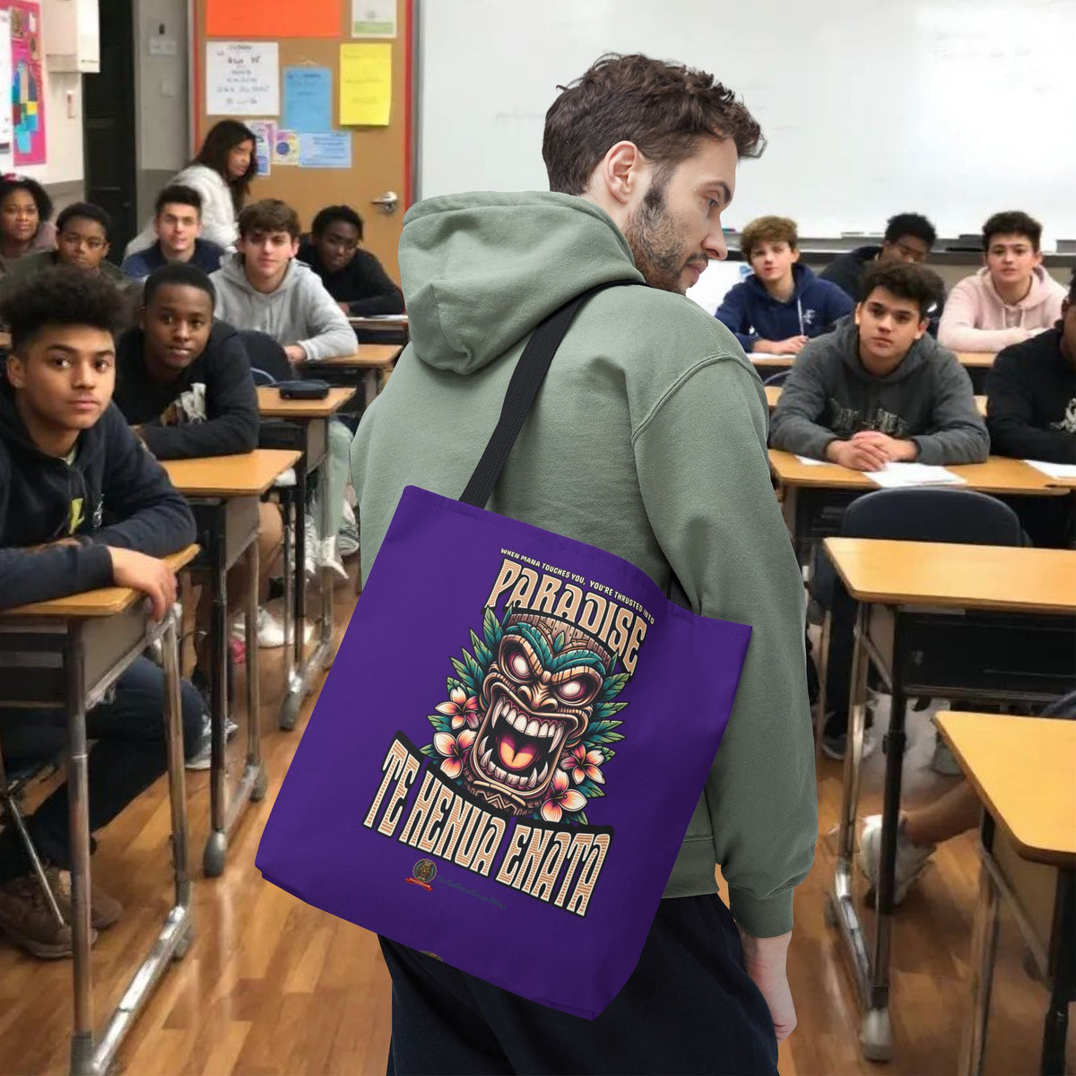 TE HENUA ENATA PARADISE Tote Bag