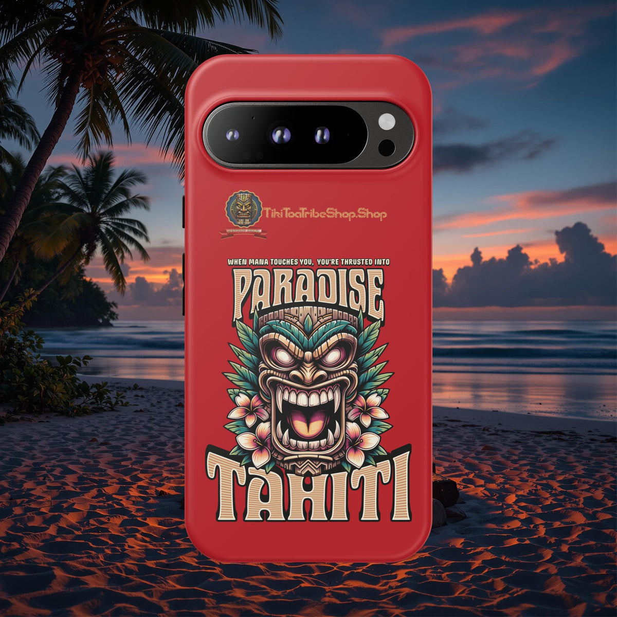 Tahiti – Coque Antichoc Premium Tiki Royal