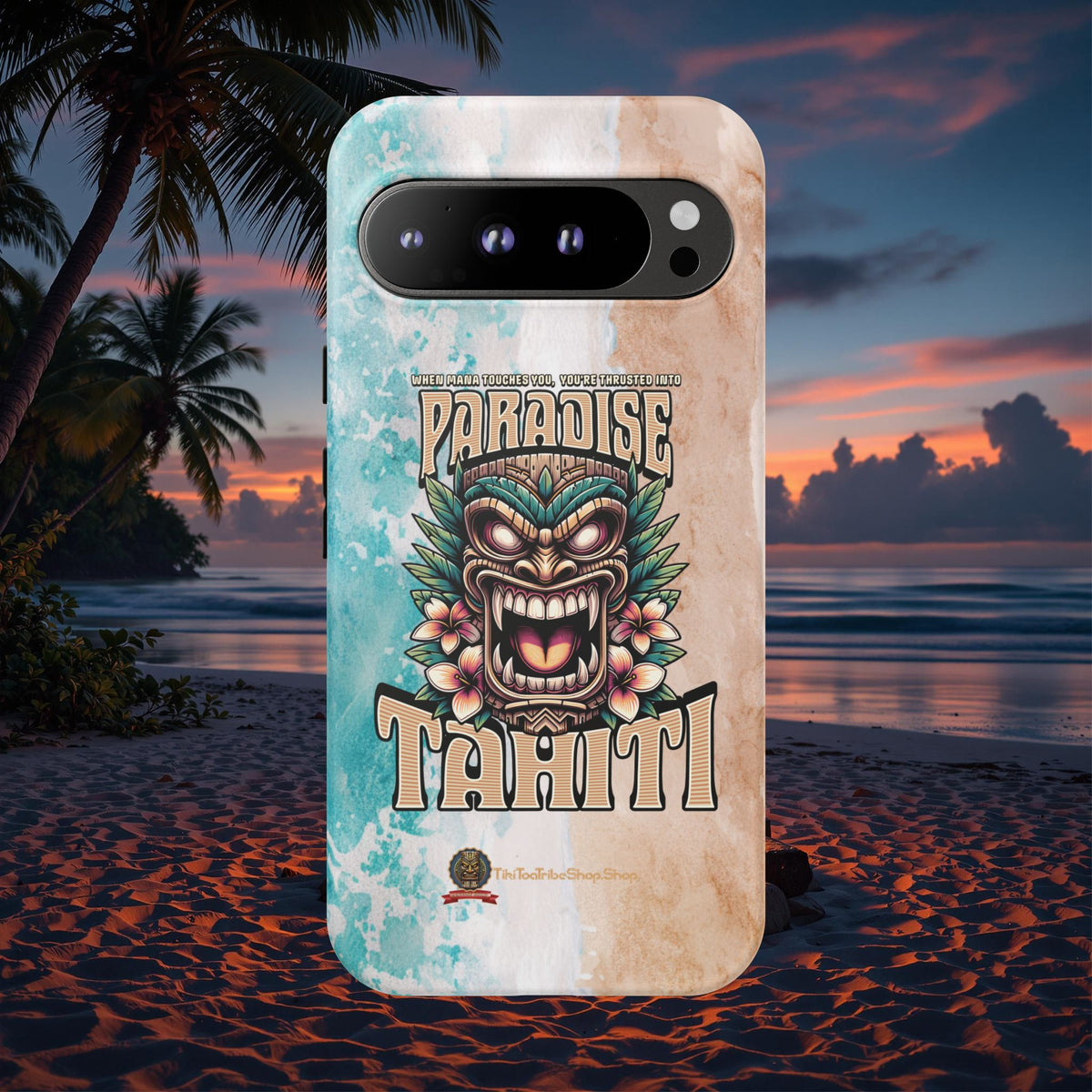 Tahiti – Coque Antichoc Premium Tiki Royal