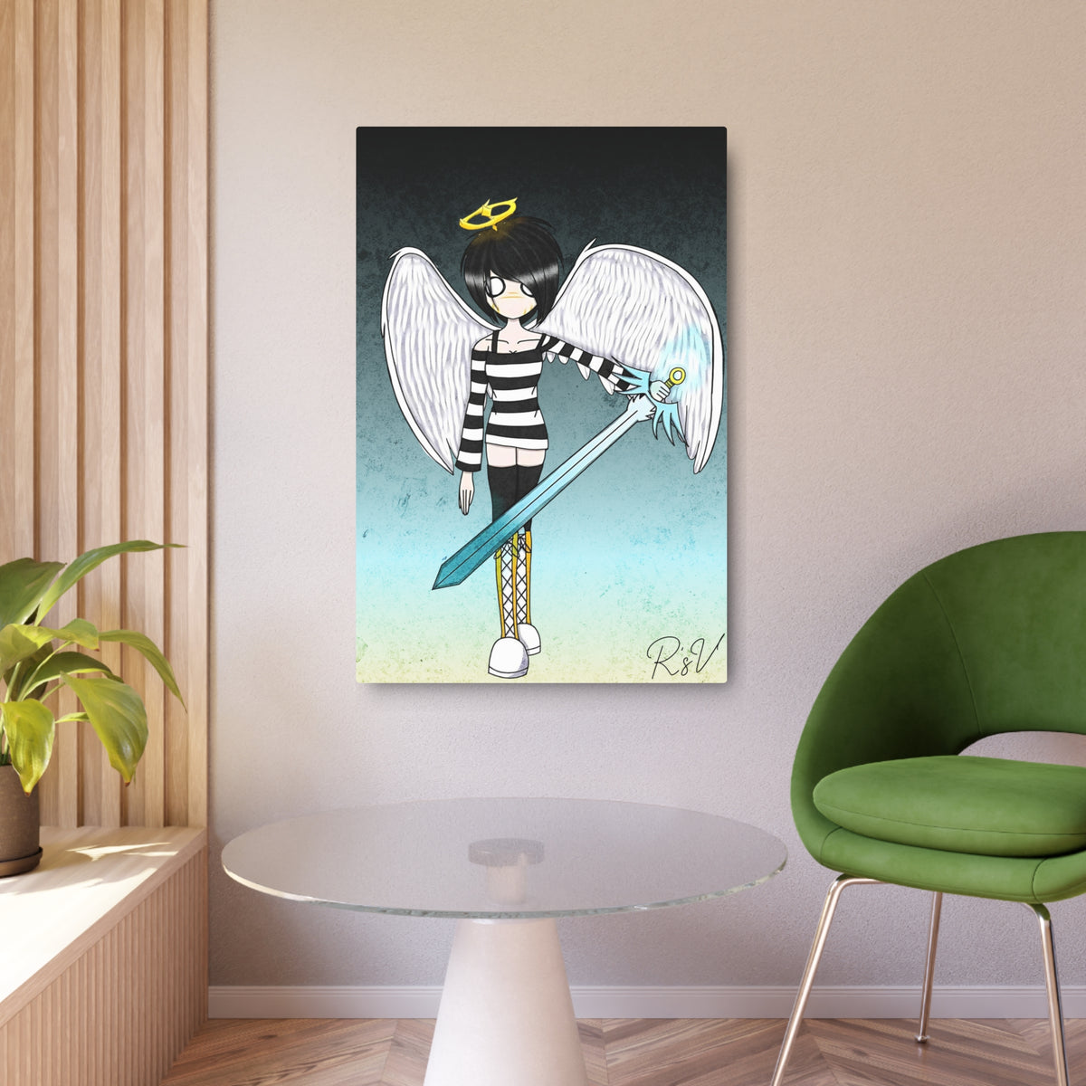 Emo Scene Angel with Sword — R'sV