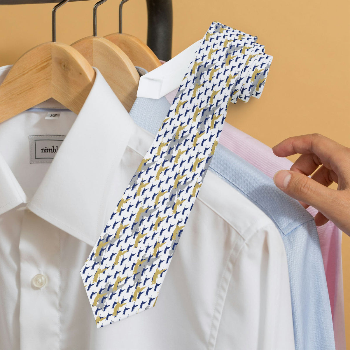 Temple &amp; Moroni Inspiration Tie