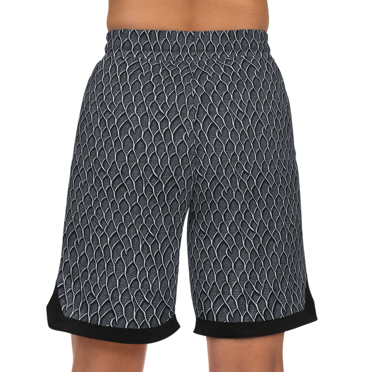 B-BALL SHORTS - Metallic Mesh &amp; Urban Power