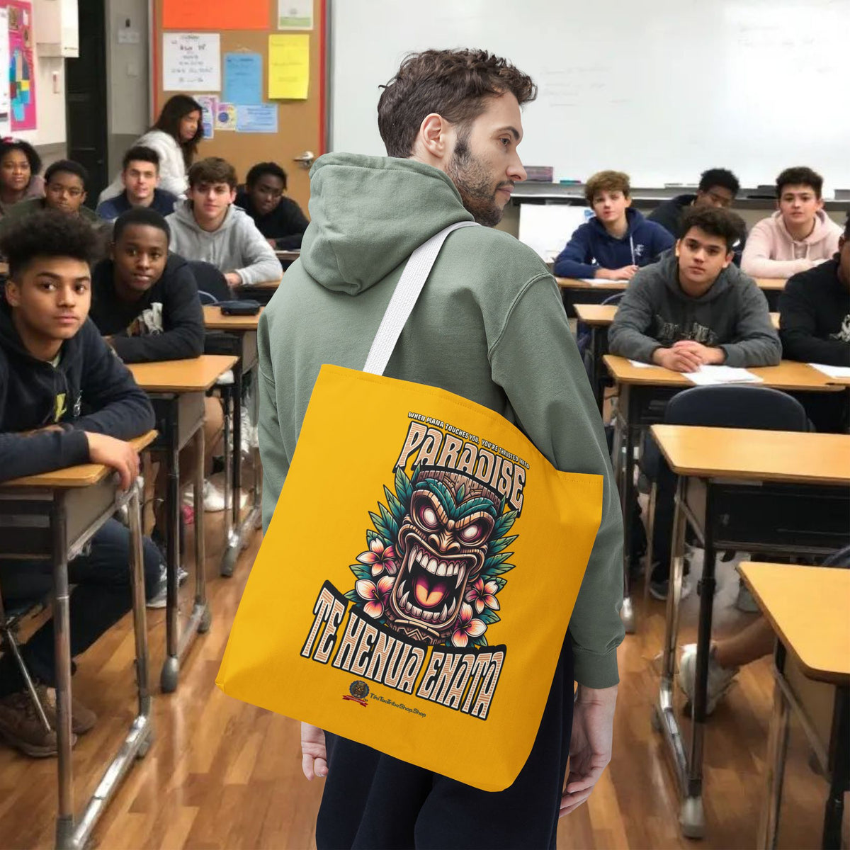 TE HENUA ENATA PARADISE Tote Bag