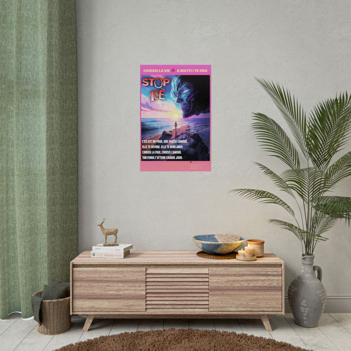 Posters Anti-ICE Polynésie – Affiches de Sensibilisation Contre la Drogue “Paruru i te ora – Brisons les chaînes de l’ICE”
