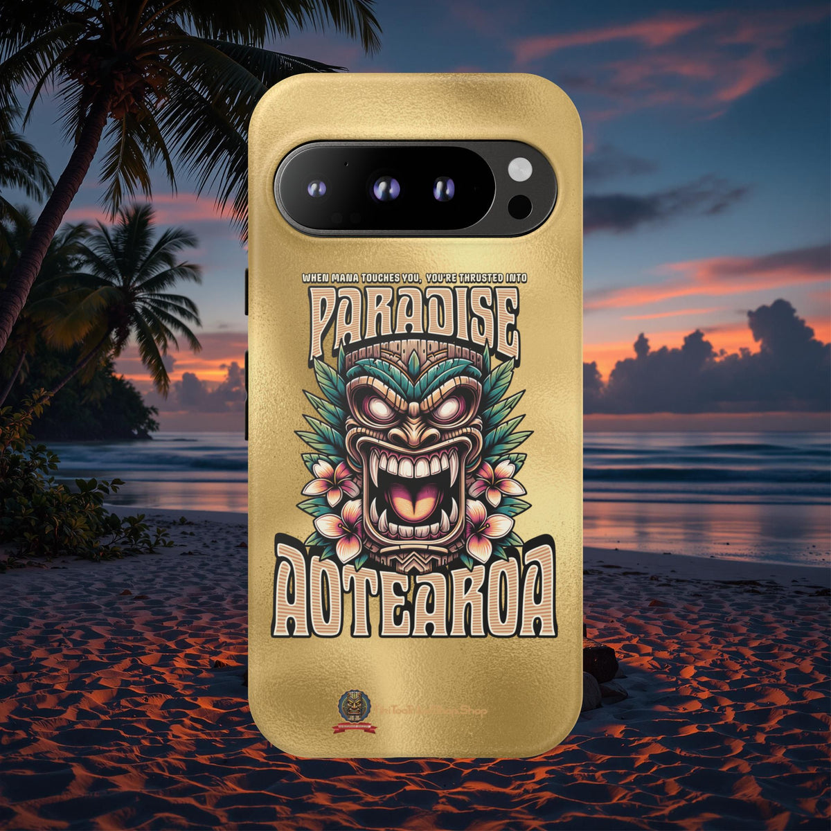 Aotearoa – Tiki Maori &amp; Ancestral Mana Shockproof Case