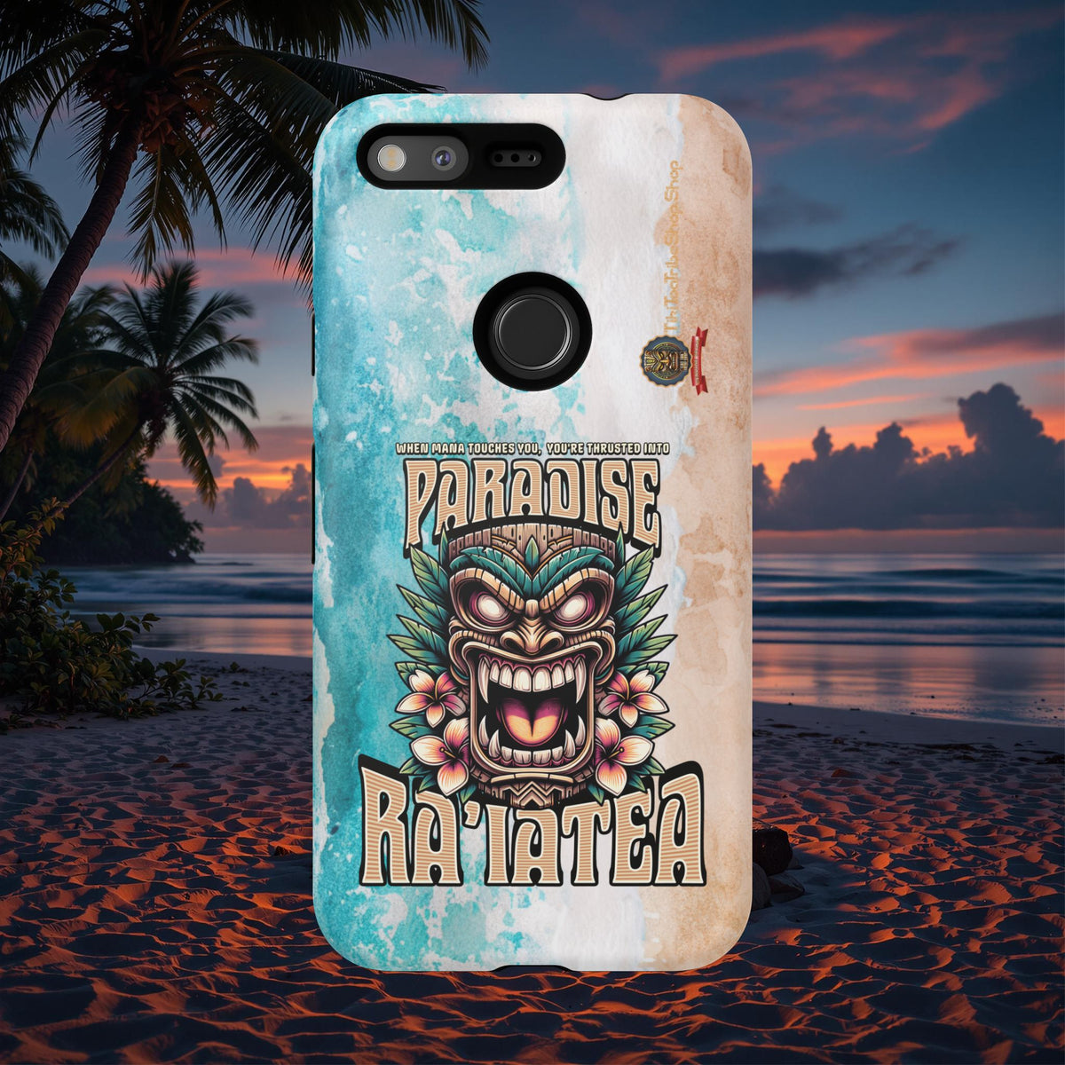 Ra’iatea – Coque Tiki Tribal de Protection Premium