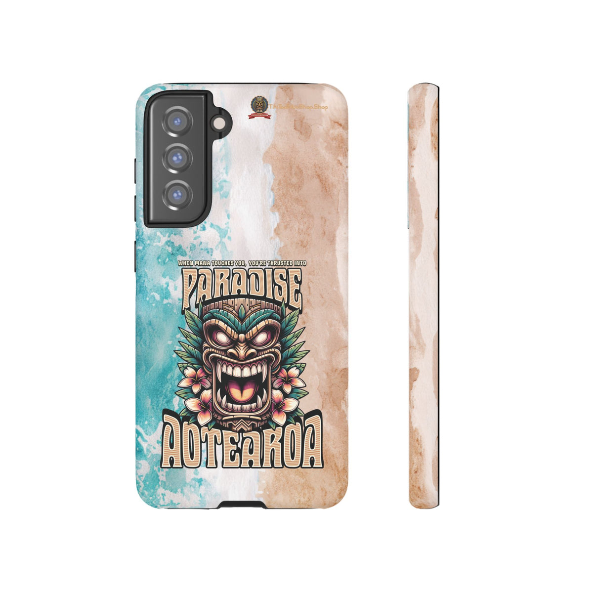Aotearoa – Coque Antichoc Tiki Maori & Mana Ancestral