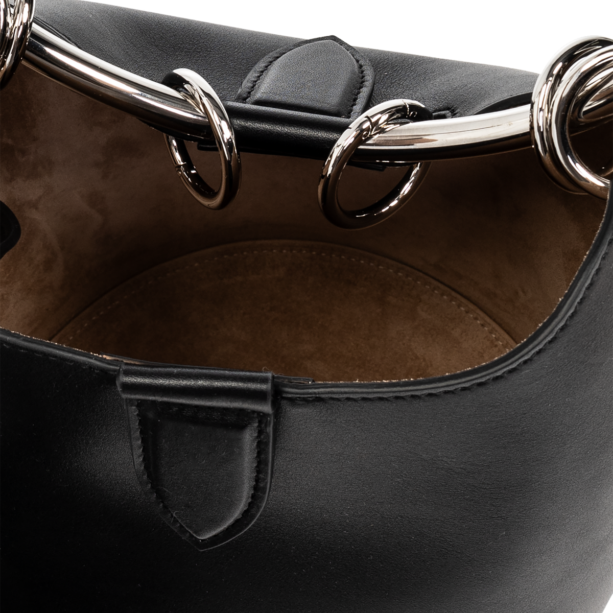 ALAÏA Sac Fourre-Tout en Cuir Noir – Accessoire de Luxe pour Femmes | Élégance Intemporelle