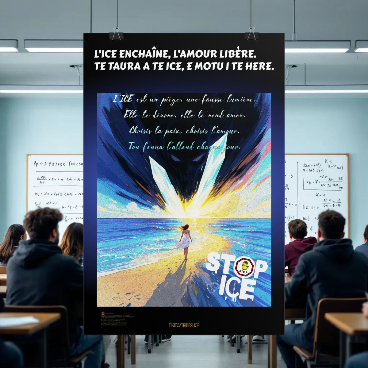 Posters Anti-ICE Polynésie – Affiches de Sensibilisation Contre la Drogue “Paruru i te ora – Brisons les chaînes de l’ICE”
