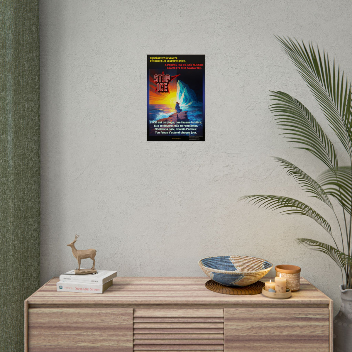 Posters Anti-ICE Polynésie – Affiches de Sensibilisation Contre la Drogue “Paruru i te ora – Brisons les chaînes de l’ICE”
