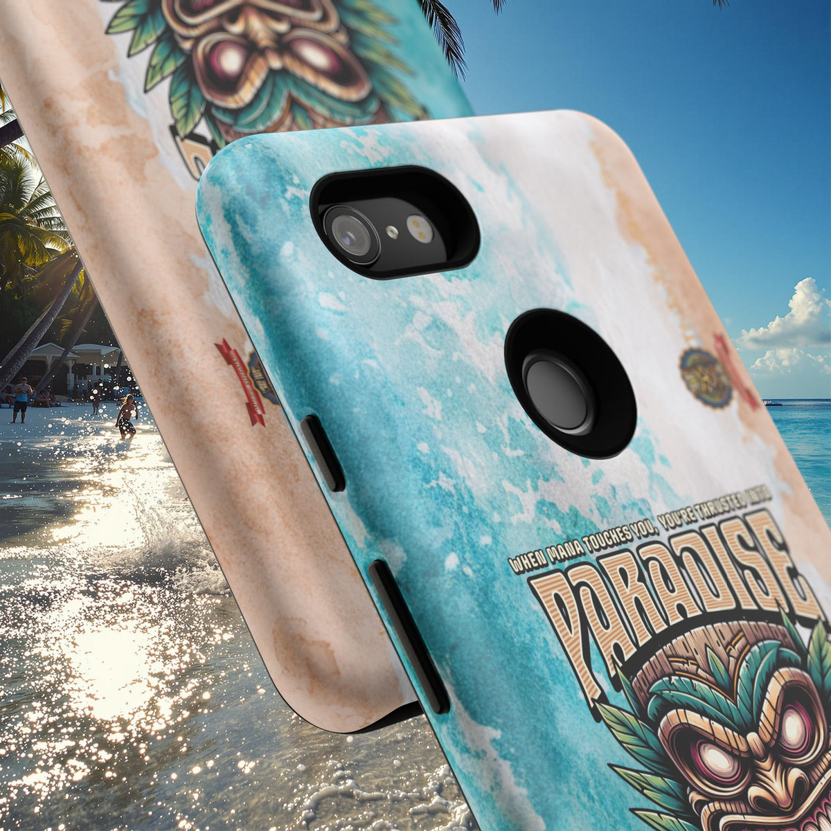 Ra’iatea – Coque Tiki Tribal de Protection Premium