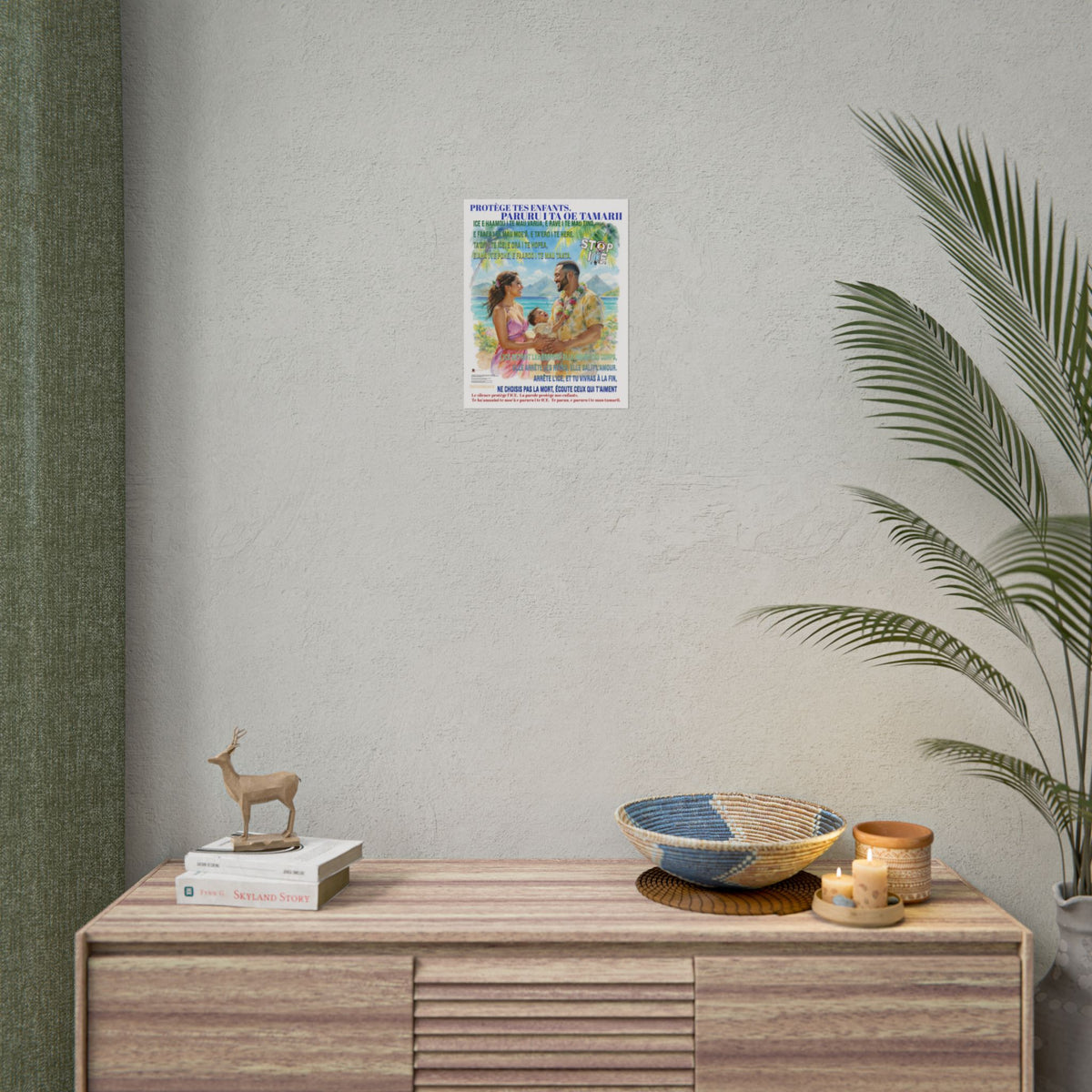 Posters Anti-ICE Polynésie – Affiches de Sensibilisation Contre la Drogue “Paruru i te ora – Brisons les chaînes de l’ICE”