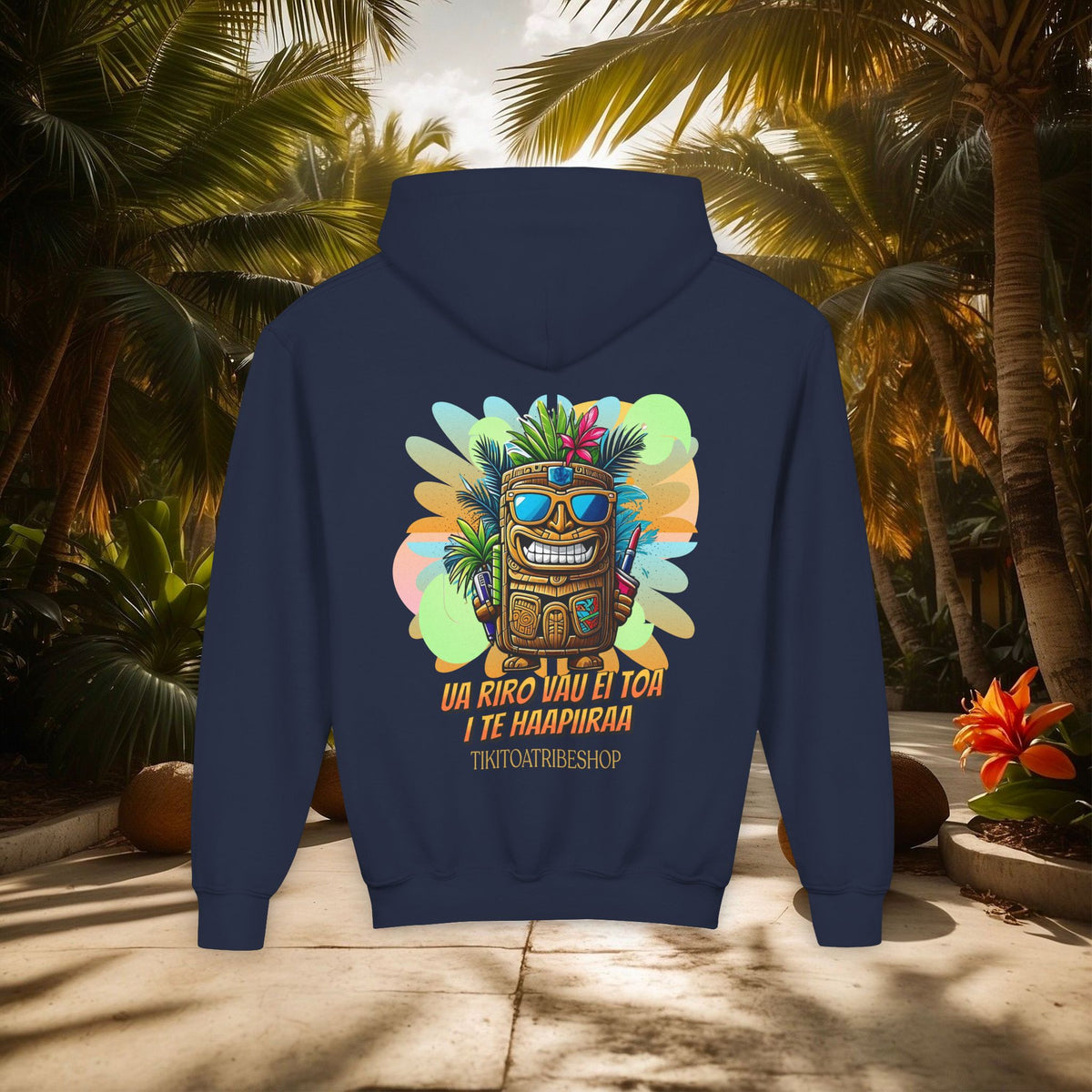 THE TIKI SPIRIT - Thick hooded sweatshirt for youth