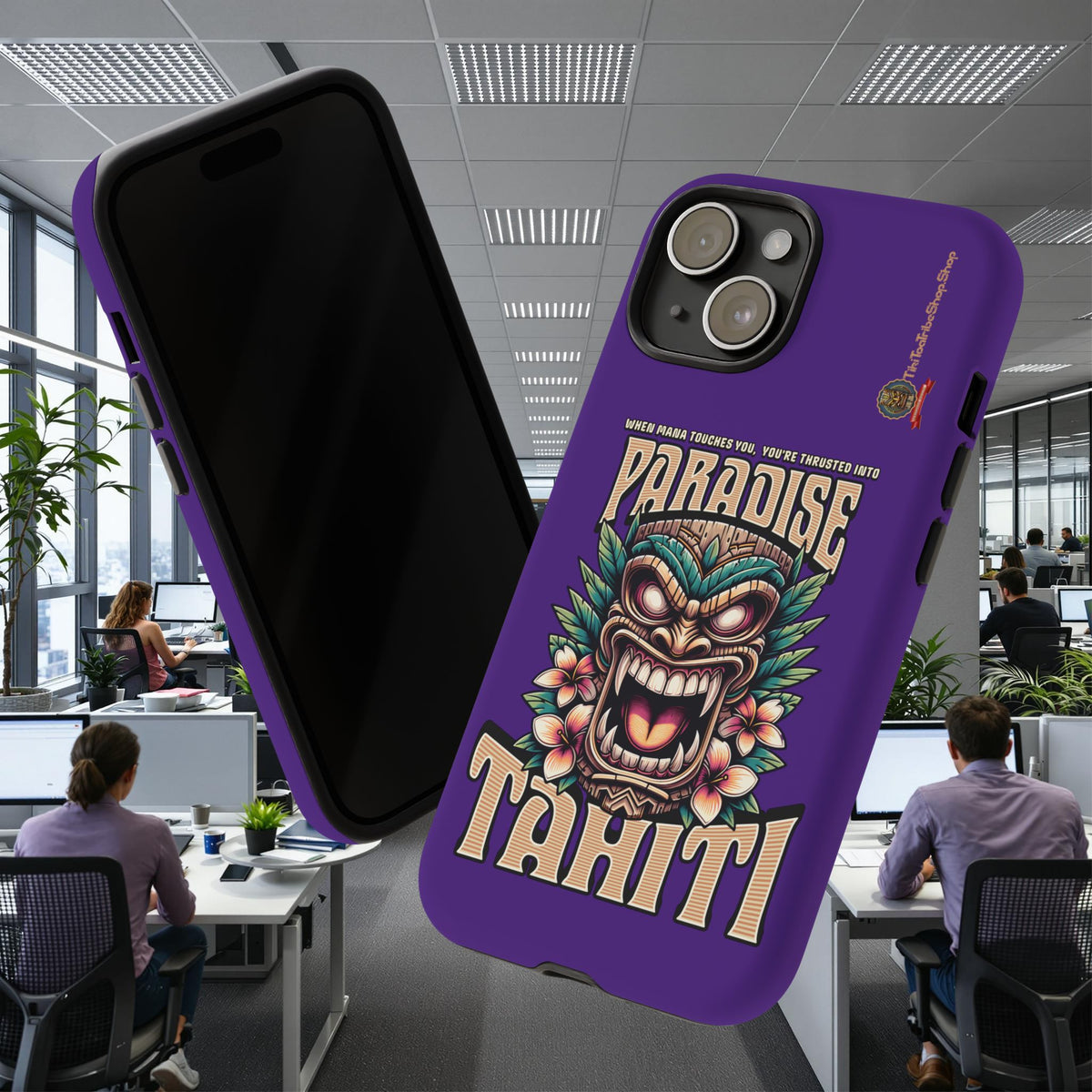 Tahiti – Coque Antichoc Premium Tiki Royal
