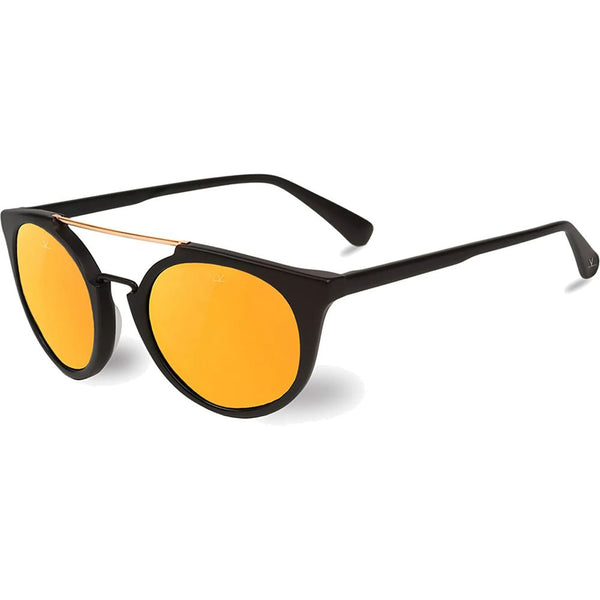 VUARNET Lunettes de Soleil Femme "Cable Car" en Acétate Noir Rétro-Chic