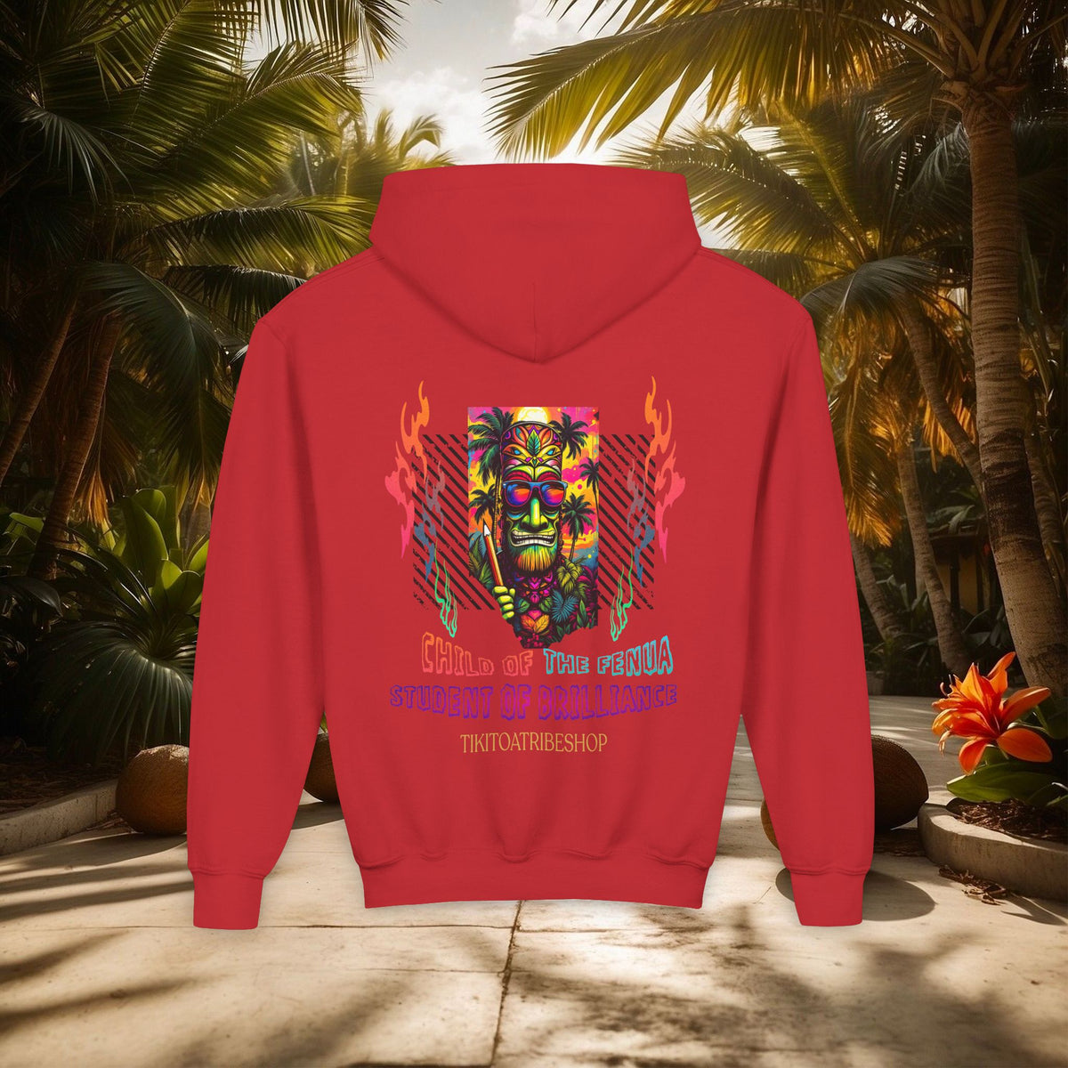 THE TIKI SPIRIT - Thick hooded sweatshirt for youth