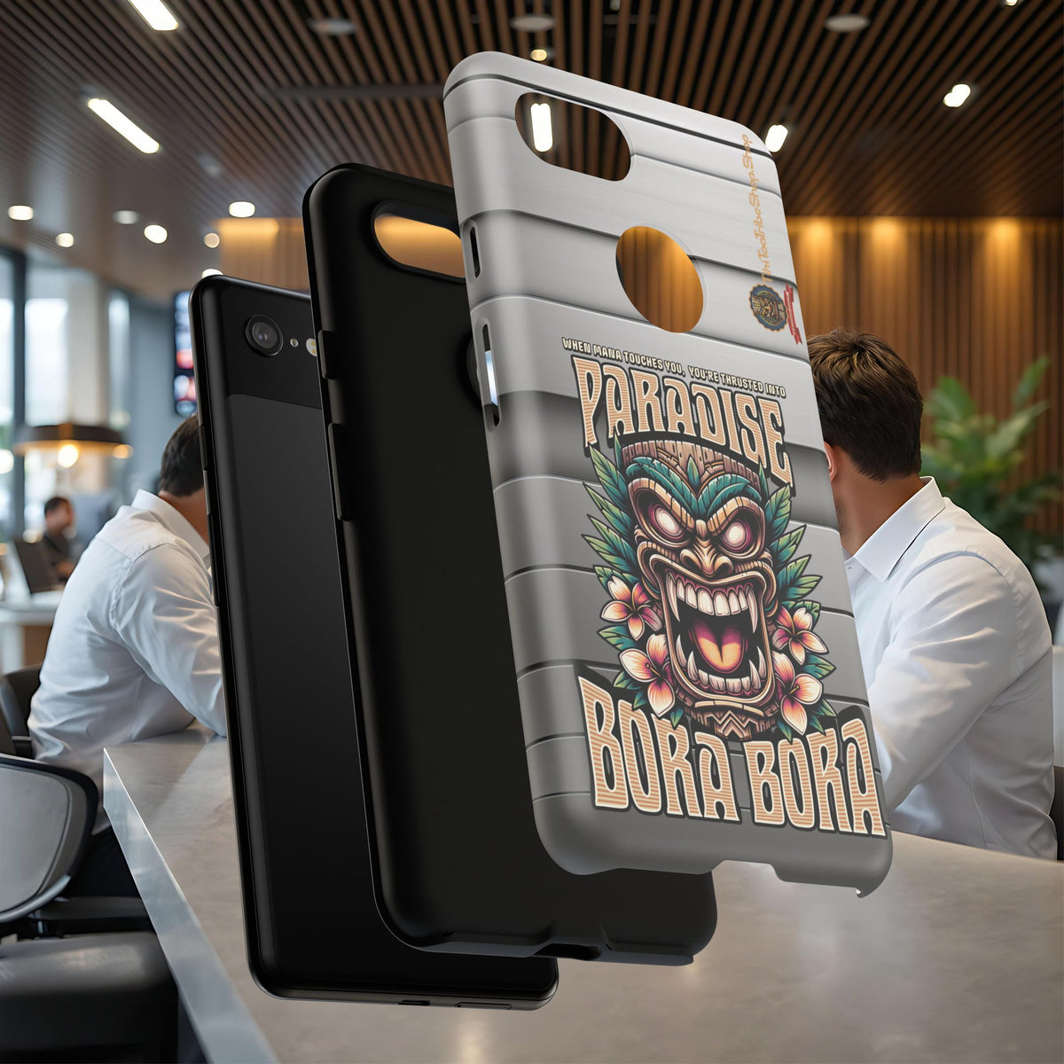 Bora Bora – Coque Antichoc Premium Tiki Élégance