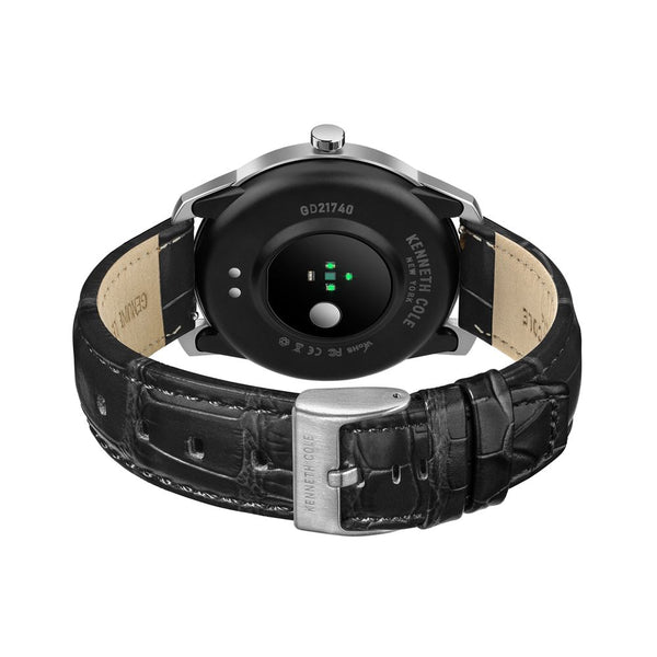 KENNETH COLE SMARTWATCH "Wellness" Grise & Bleue - Écran Tactile et Capteurs de Santé