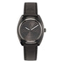 ADIDAS Montre "Edition One" pour Femme - Cadran Noir Vaste Logo et Bracelet en Cuir Noir