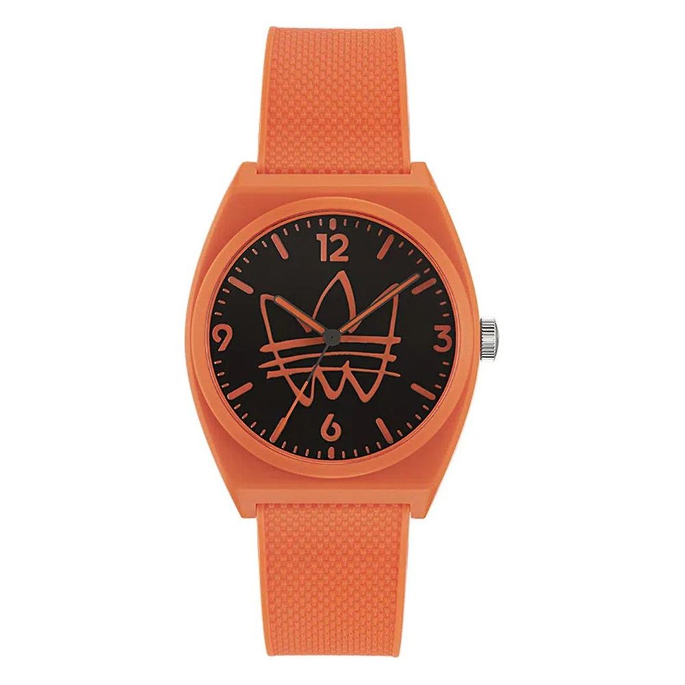 ADIDAS Orange Synthetic Watch Adidas Montre Femme & Enfant Orange "Street Project One" - Design Fun & Audacieux