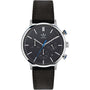 Adidas Black Leather Watch