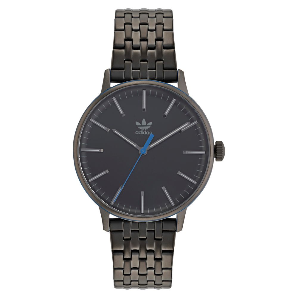 ADIDAS Unisex "Code One" Watch - Black Dial and Black Steel Mesh Strap