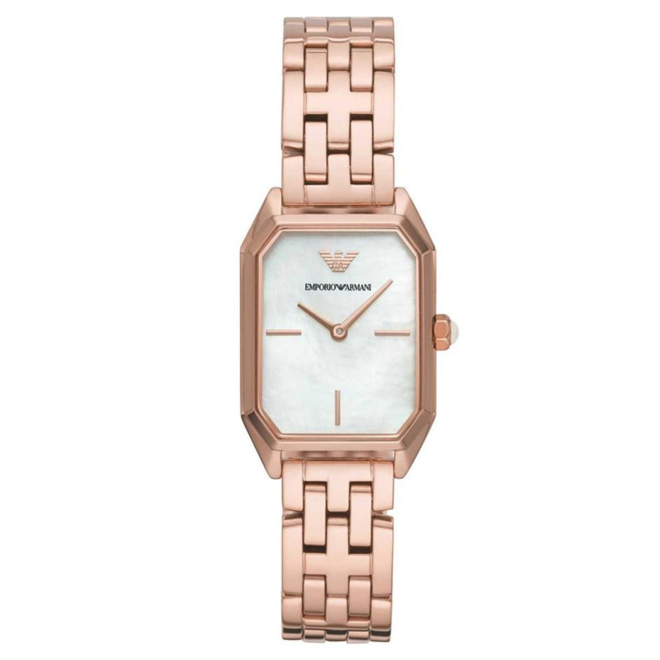 Armani Rose Gold Stainless Steel Watch
