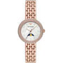 ARMANI Women's Rose Gold Stainless Steel Watch - Mother of Pearl Dial and Moon Indicator