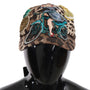DOLCE & GABBANA CASQUETTE À SEQUINS IMPRIMÉ LÉOPARD