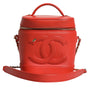 CHANEL Sac Vanity en Cuir Orange - L'Éclat du Luxe
