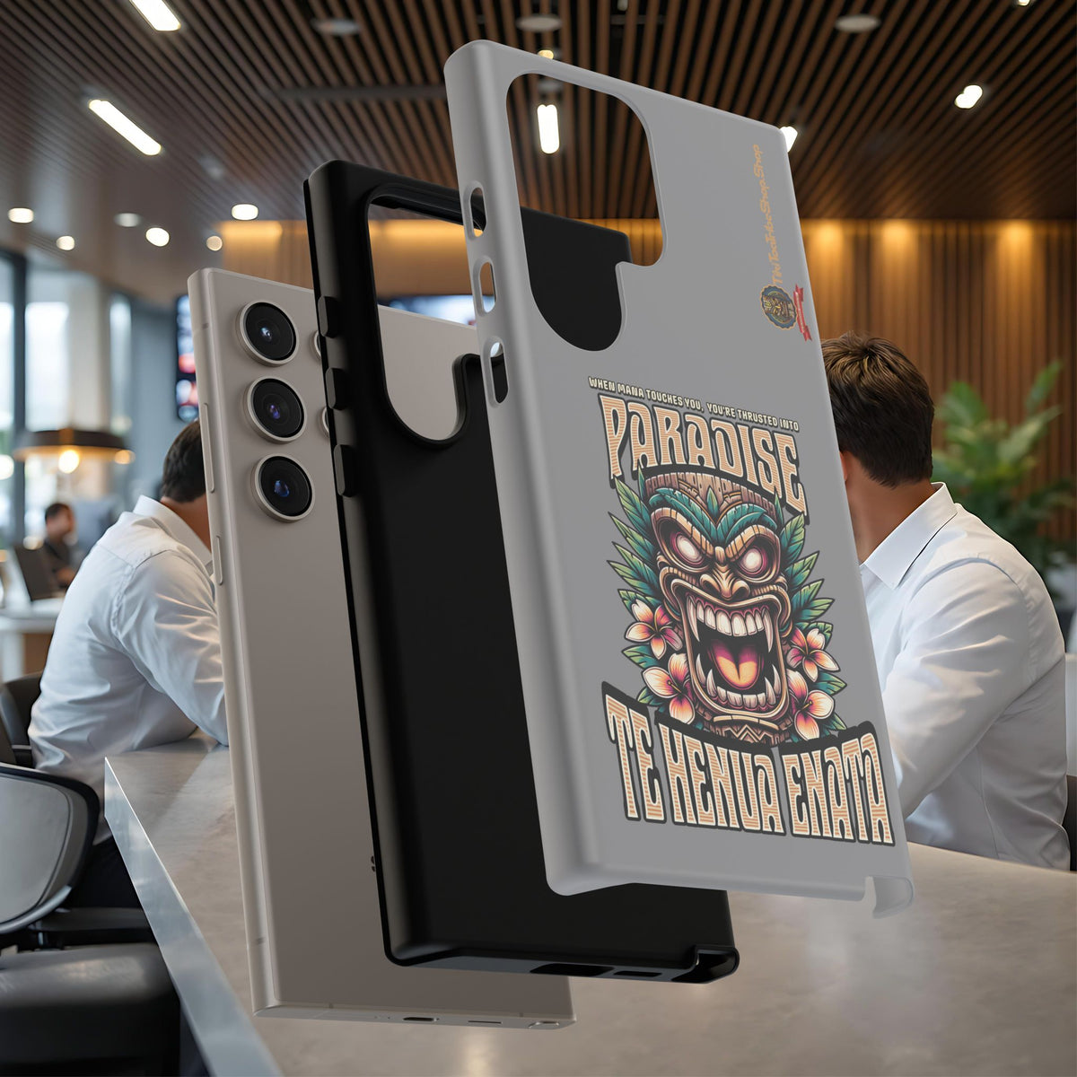 Te Henua Enata – Coque Antichoc Tiki Ancestral & Puissant