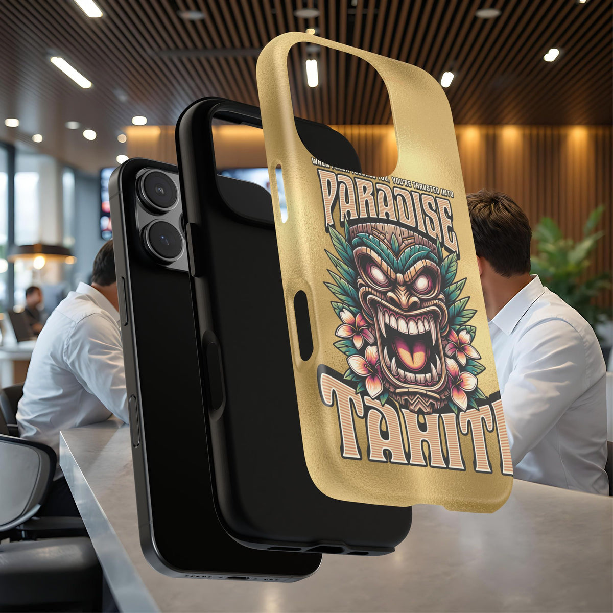 Tahiti – Coque Antichoc Premium Tiki Royal