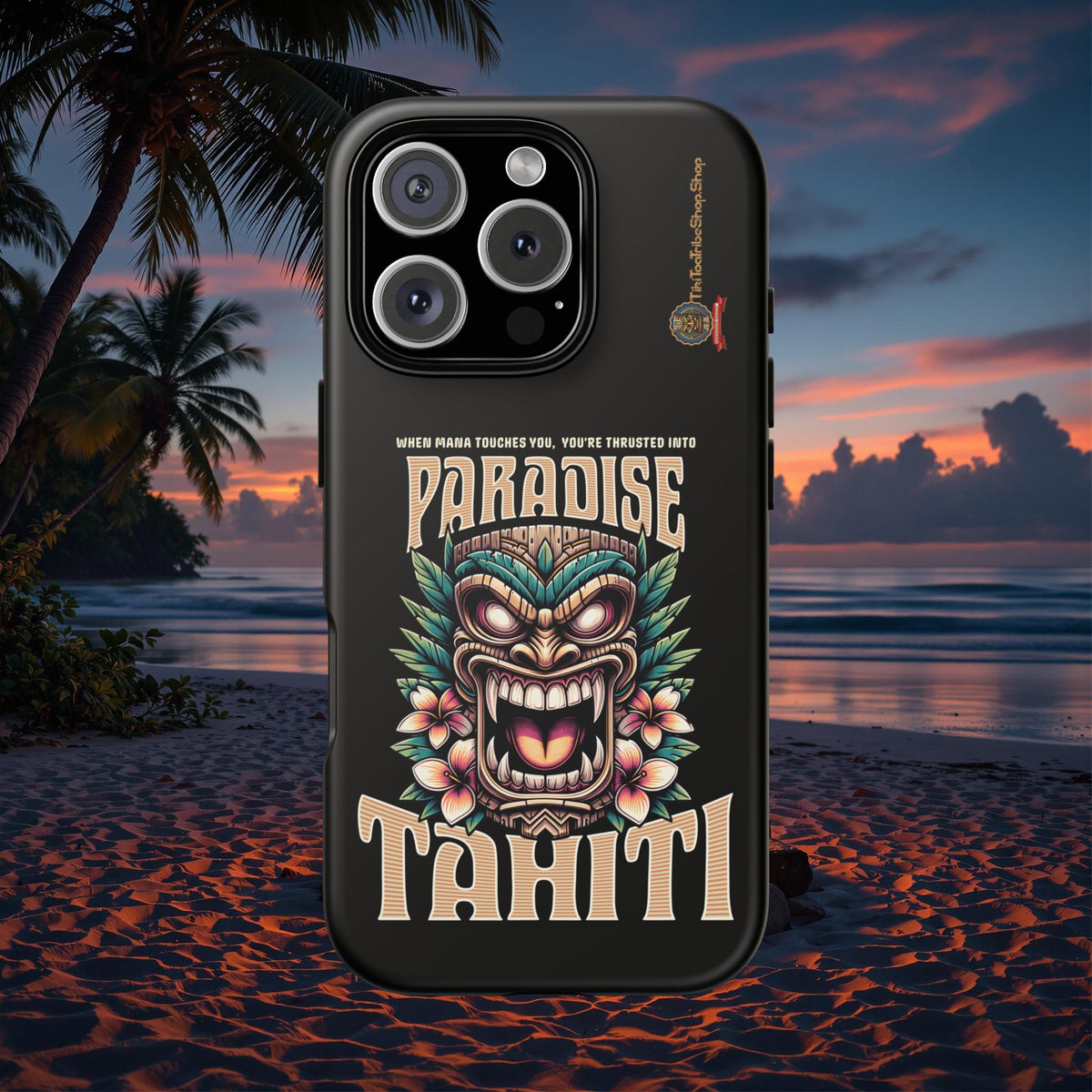 Tahiti – Coque Antichoc Premium Tiki Royal