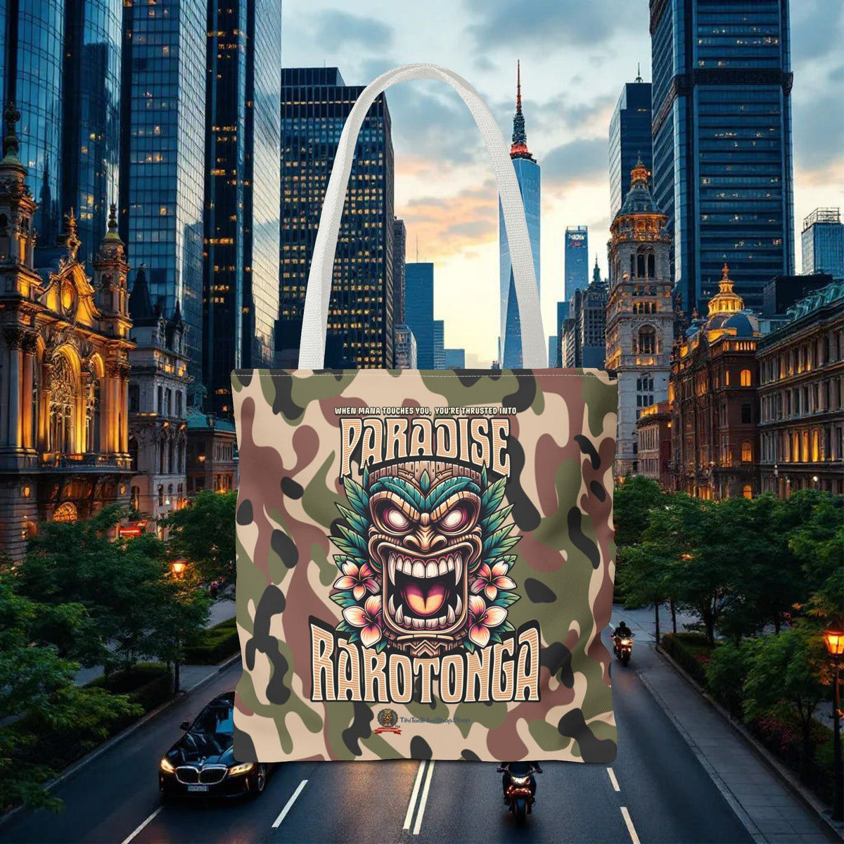 Tote Bag - 'Paradise Rarotonga'