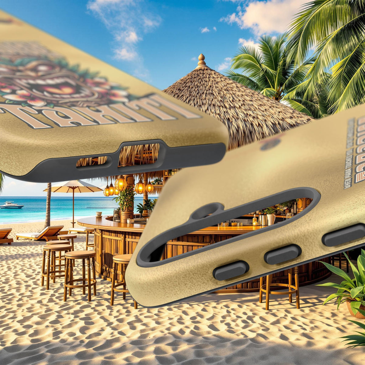 Tahiti – Coque Antichoc Premium Tiki Royal